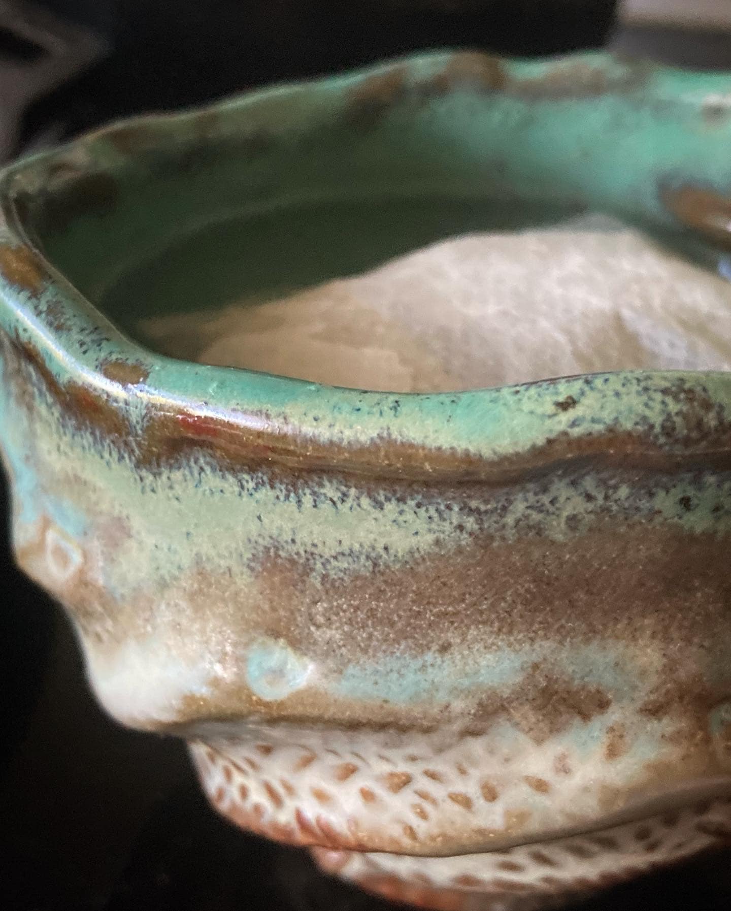 Japanese style ceramic tea bowl by Walter Heath